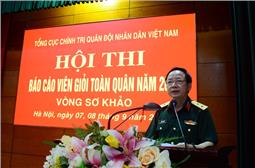 Khai mạc Hội thi báo cáo viên giỏi toàn quân năm 2021